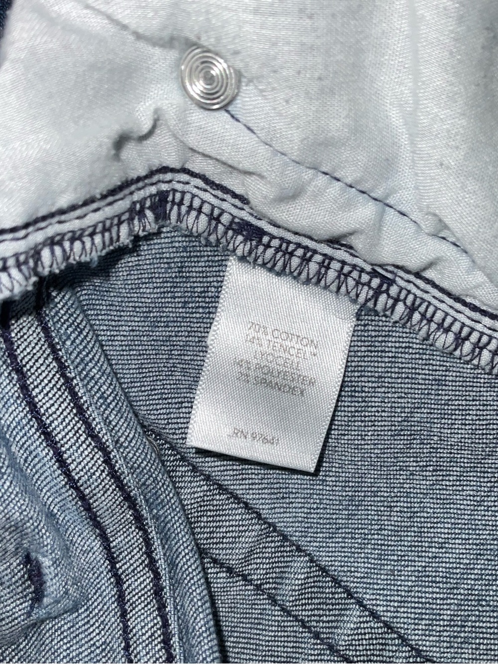 J. Jill Authentic fit slim ankle Jeans in Dark Blue Denim - Picture 10 of 11